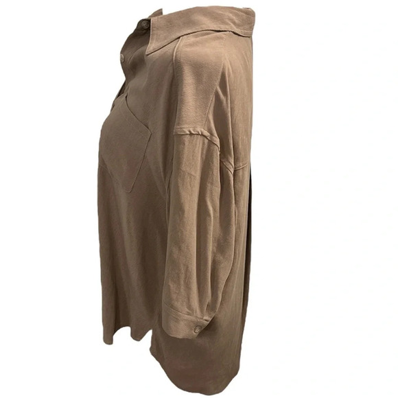 Gentle Fawn Tenille Button Down Collar Shirt in Porcini XS - Picture 6 of 13